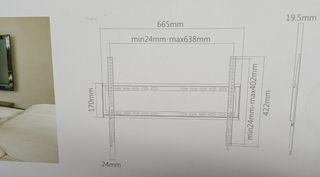 Soporte Pared TV Ewent 37-70 Ultra Slim