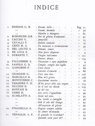 Arias Antiguas para Canto y Piano - Ricordi