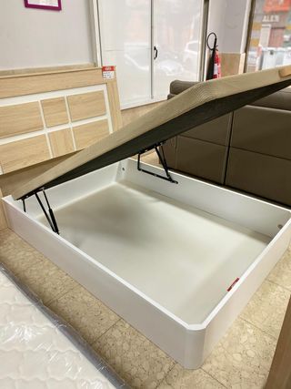 CANAPE PARA COLCHON DE 150X190 CAJON BLANCO NUEVO