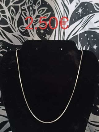 Cadena unisex acero inoxidable