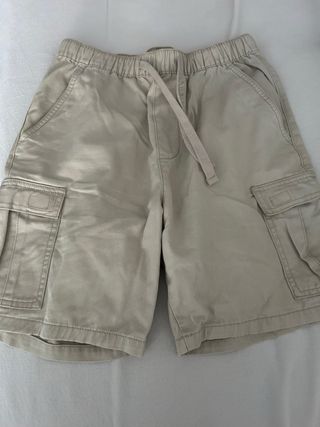 Pantalón corto cargo beige talla XS