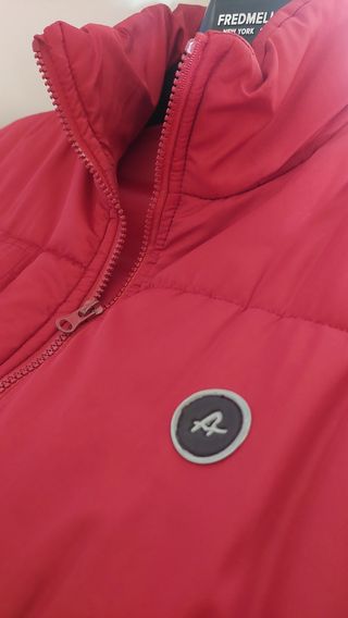 Gilet imbottito uomo  rosso