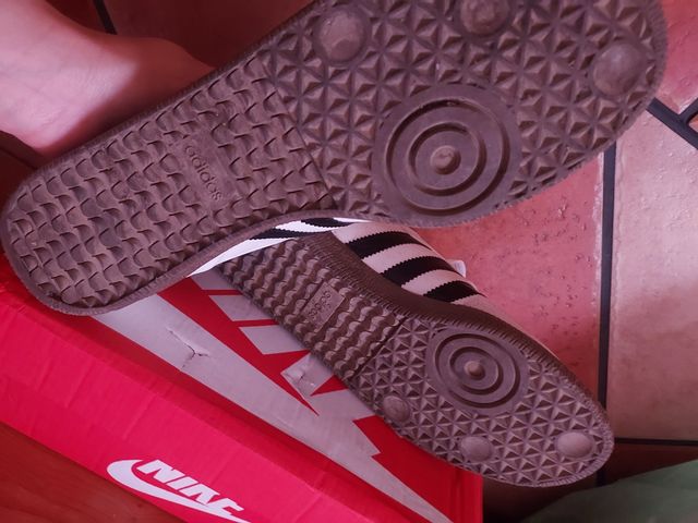 Zapatillas Adidas Samba Blancas y Negras