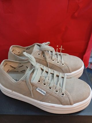 Bambas Victoria Beige Mujer