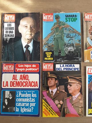 17 Revistas Actualidad Transición Española