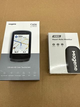 Magene C606 GPS Ciclismo + Banda Pulso Magene H303