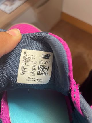 New Balance Speed Ride 490v3 rosas talla 43