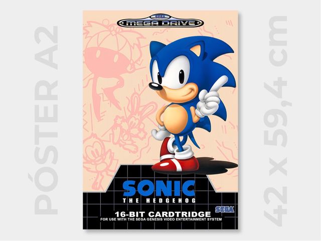 Póster A2 Sonic the Hedgehog