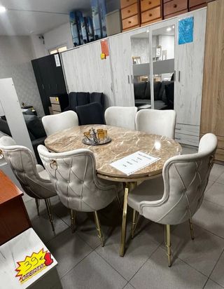 Mesa turka + 6 sillas