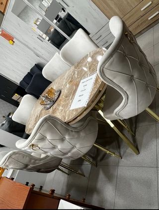 Mesa turka + 6 sillas