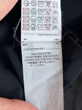 Blusa transparente Mango con cordones