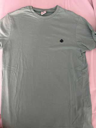 Camiseta verde hombre manga corta talla XS 34