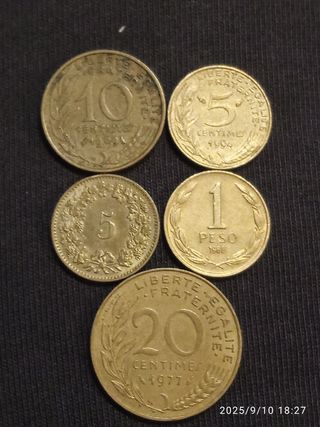 Lote de 20 monedas antiguas diferentes países 