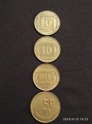 Lote de 20 monedas antiguas diferentes países 