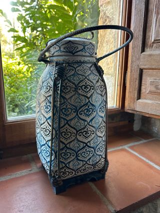 Caja de arroz tailandesa decorada 40x20