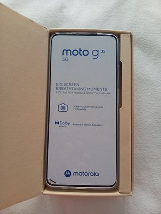 Móvil Motorola Moto G35 5G Nuevo Sin estrenar