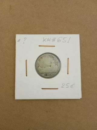 Moneda de Plata 1869