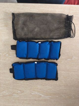 Juego de 2 pesas tobilleras 1kg