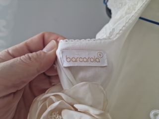 Vestido de comunión blanco, beige