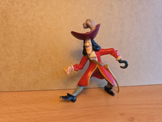 Muñeco Capitán Garfio PVC Vintage
