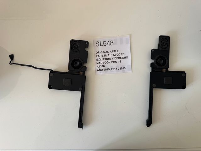 COPPIA DI ALTOPARLANTI MACBOOK PRO 15 A1398 2015 2014-13