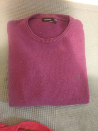 Jersey Pedro del Hierro Morado Lana Talla M