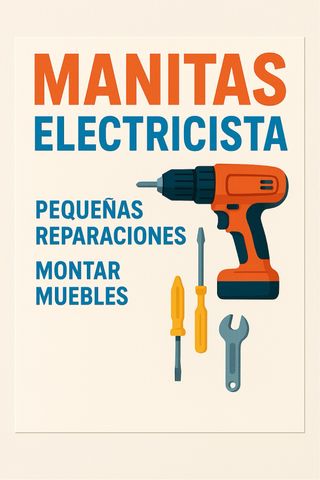 Manitas,Electricista,pequeñas Reparaciones.