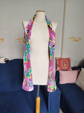 Blusón vintage estampado flores Talla 40