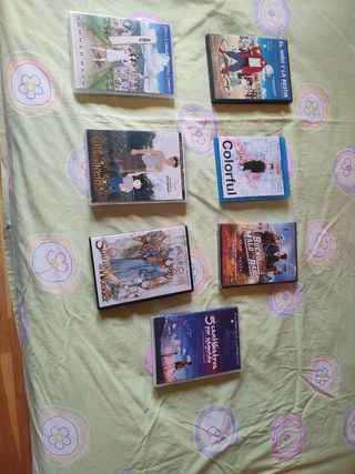 7x Colección Películas Anime DVD/Blu-ray