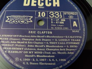 Vinilo Eric Clapton - Historia de la Música Rock