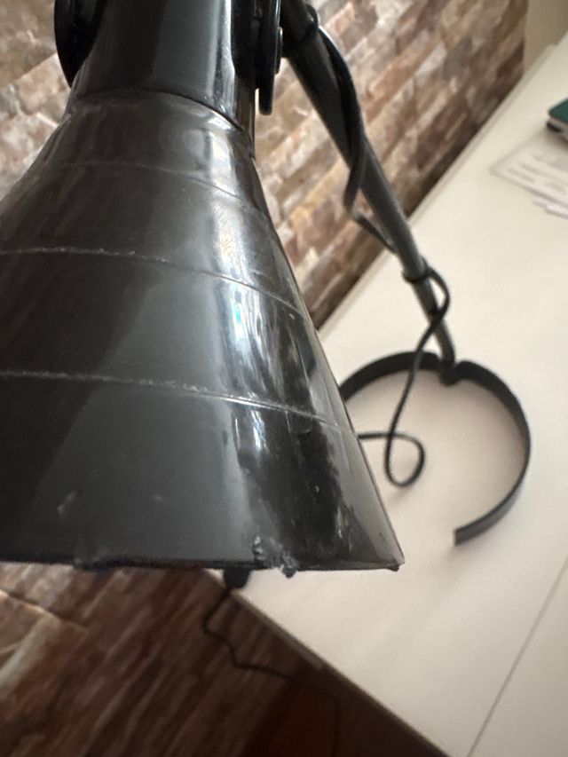 Flexo Ikea Negro Metálico.