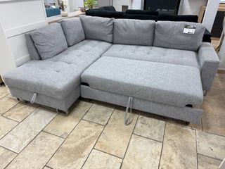 Sofá cama grande con arcón, Nuevo.