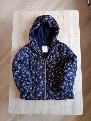 Chaquetón infantil floral Talla 7/8