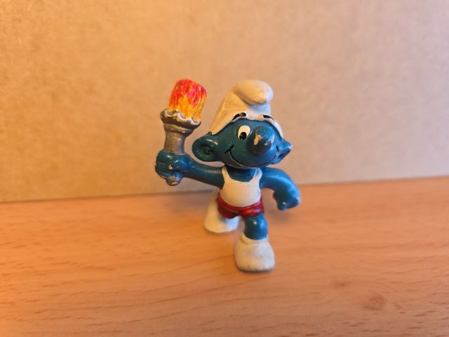 Pitufo Atleta PVC Vintage