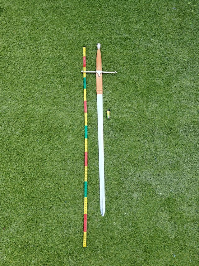 MANDOBLE ESPADA WALLACE BRAVEHEART ACERO Y CUERO