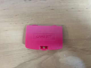 Tapa de pilas GameBoy Color Rosa