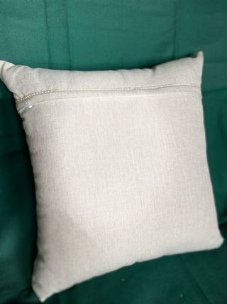 Cuscino decorativo floreale fatto a mano