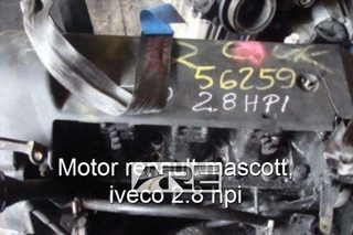Motor renault mascott, iveco 2.8 hpi.