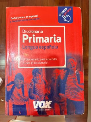 Diccionario de primaria, lengua española,