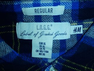 LOTE 3 CAMISAS H&M ESTILO FRANELA, VESTIR