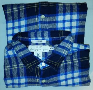 LOTE 3 CAMISAS H&M ESTILO FRANELA, VESTIR