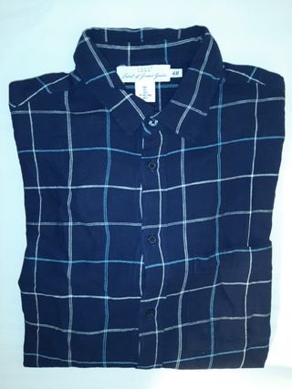 LOTE 3 CAMISAS H&M ESTILO FRANELA, VESTIR