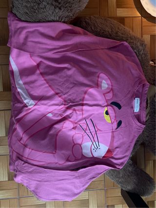 Camiseta Pijama Pantera Rosa