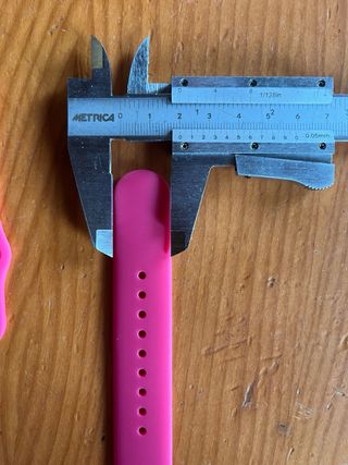 Correa de reloj rosa