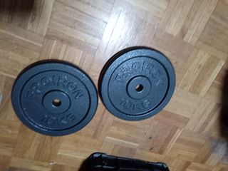 PROIRON Discos 10kg Acero Inoxidable