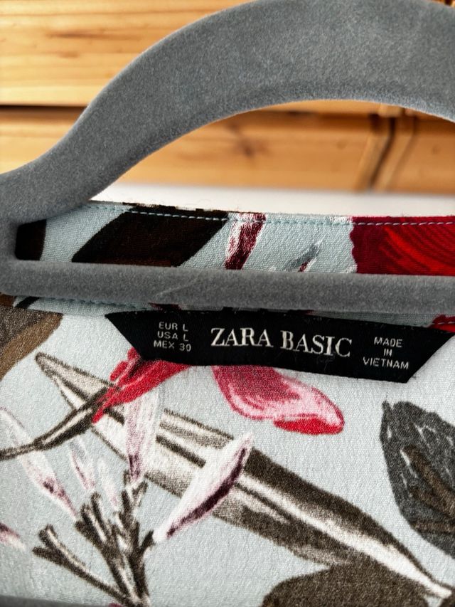 Blusa Zara Estampado Floral