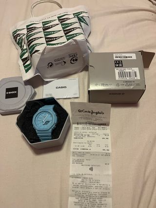 Reloj Casio G-Shock GA-2100 TONE ON TONE Azul ori 
