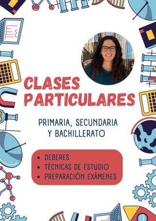 Clases particulares primaria a bachillerato