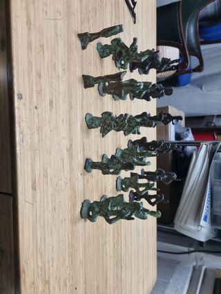 Figuras de ajedrez broce bronce