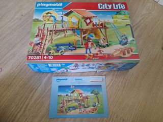 Parque infantil Playmobil con accesorios